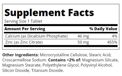 21st Century Цинк цитрат 50 мг х 360 таблетки | Zinc Citrate