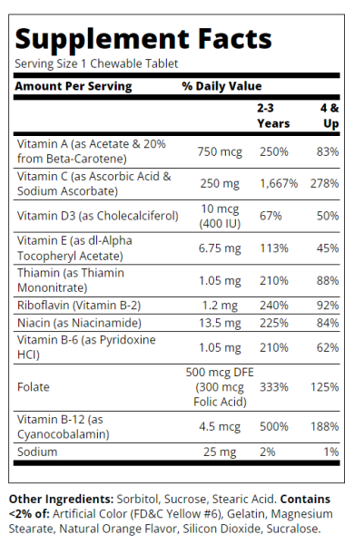 21st Century Zoo Friends Multi Мултивитамини за Деца + Витамин Ц х 60 дъвчащи таблетки