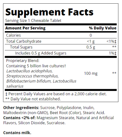 21st Century Zoo Friends Пробиотик за Деца х 30 дъвчащи таблетки | Probiotic Chewable