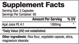 Акай бери 1000 мг х 120 капсули Biovea | Acai Berry