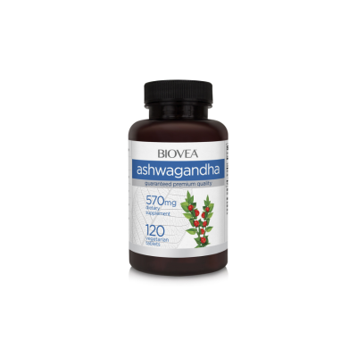 Ашваганда екстракт 570 мг х 120 таблетки Biovea | Ashwagandha