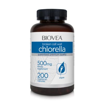 Хлорела 500 мг х 200 капсули Biovea | Chlorella