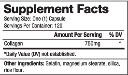 Колаген 750 мг х 120 капсули Biovea | Collagen