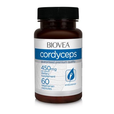 Кордицепс екстракт 450 мг х 60 капсули Biovea | Cordyceps