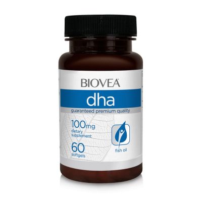 ДХА Омега 3 100 мг х 60 меки капсули Biovea | DHA Omega 3
