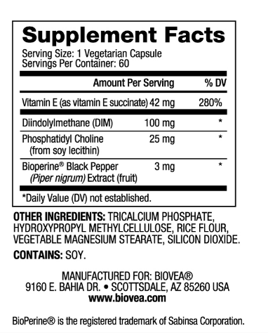 ДИМ ( Дииндолилметан ) 100 мг х 60 капсули Biovea | DIM