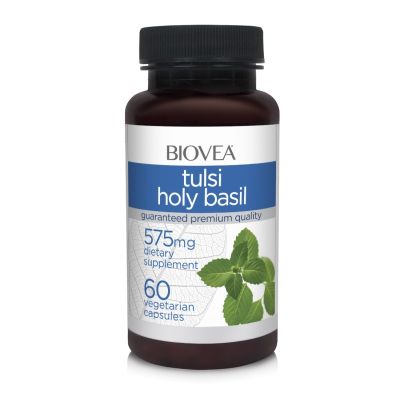 Свешен босилек ( Тулси ) 575 мг х 60 капсули Biovea | Holy Basil