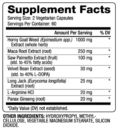 Епимедиум ( Разгонен козел ) ПЛЮС 1000 мг х 120 капсули Biovea | Horny Goat