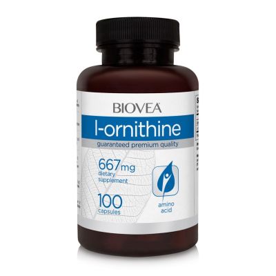 Л-Орнитин 667 мг х 100 капсули Biovea | L-Ornithine
