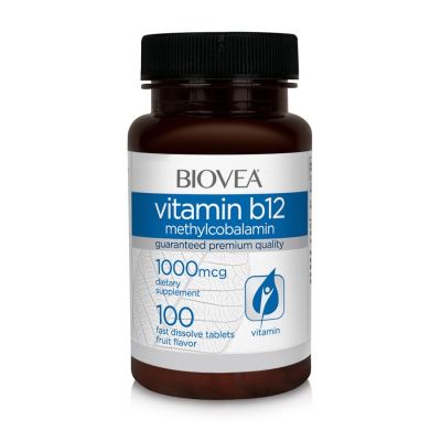 Витамин Б12 Метилкобаламин 1000 мкг х 100 таблетки Biovea | Vitamin B12
