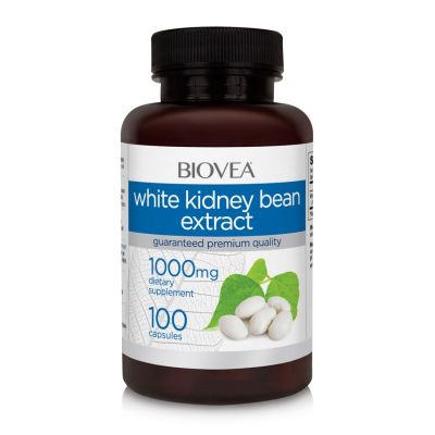 Бял боб екстракт 1000 мг х 100 капсули Biovea | White Kidney Bean