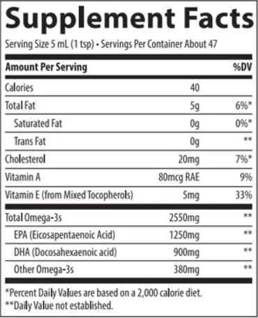 Омега 3 течна формула х 118 мл Trace Minerals | Adult Liquid Omega-3