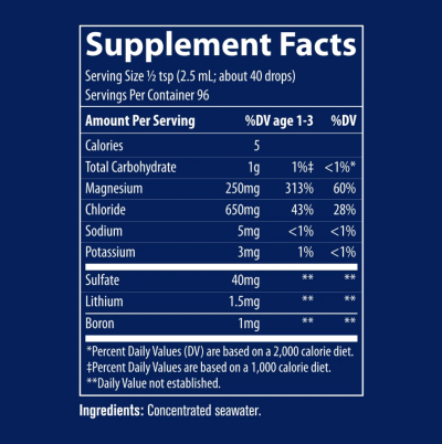 Минерали течна формула х 59 мл Trace Minerals | ConcenTrace ® Trace Mineral Drops 