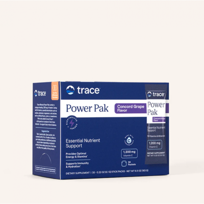 ПАУЪР ПАК Електролити + витамини х 30 пакета Trace Minerals | Electrolyte Stamina Power Pak ( грозде )
