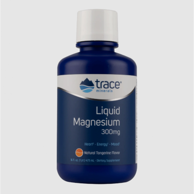 Течен Магнезий 300 мг х 473 мл Trace Minerals | Liquid Magnesium