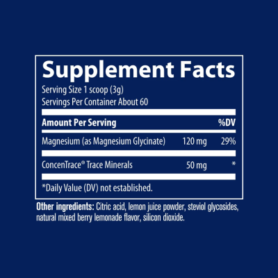  Магнезий Глицинат на прах х 180 гр Trace Minerals | Magnesium Glycinate ( горски плод )