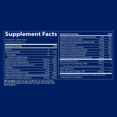 ПАУЪР ПАК Мултивитамини и Минерали за имунитет х 30 пакета Trace Minerals | Power Pak + Immunity