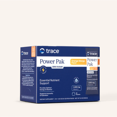 ПАУЪР ПАК Мултивитамини и Минерали х 30 пакета без захар | Trace Minerals Power Pak ( цитруси)