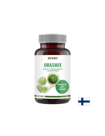 Пшенична трева, пшеничен зародиш и броколи на прах 80 гр BIOMED | Wheat grass, Wheat germ & Broccoli