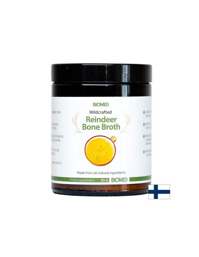 Костен бульон от финландски северен елен за кости и стави на прах 30 гр BIOMED