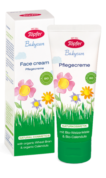 Крем за лице с био пшенични трици и невен х 75 мл ТЬОПФЕР | Тöpfer
