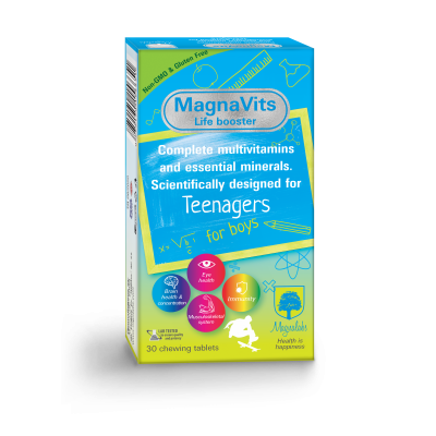 МАГНАВИТС Тийнейджъри витамини за момчета х 30 дъвчащи таблетки МАГНАЛАБС | Magnalabs Magnavits