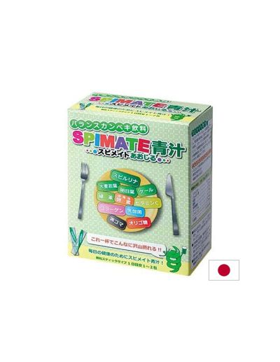 Японска спирулина, зелени суперхрани и ензими за имунитет и храносмилане х 30 сашета JAPAN ALGAE