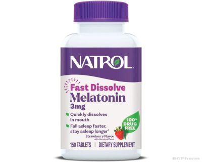 Натрол Мелатонин 3 мг х 90 ородисперсни таблетки | Natrol Melatonin Fast Dissolve