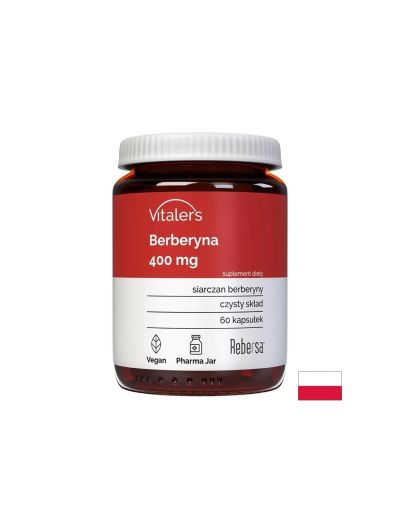 Берберин 400 мг х 60 капсули Vitaler's | Berberine