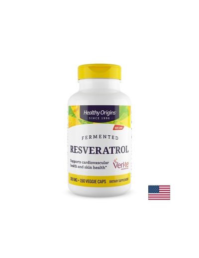 Транс-ресвератрол 300 мг х 150 капсули Healthy Origins | Trans Resveratrol Veri-te®