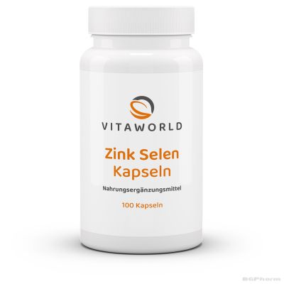 Цинк + Селен за щитовидната жлеза х 100 капсули ВИТА УЪРЛД | Vita World Zinc + Selenium