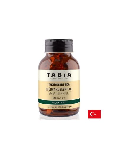 Масло от пшеничен зародиш 1000 мг х 60 капсули TABIA | Wheatgerm Oil