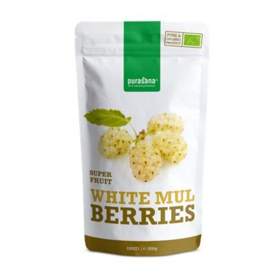 Бяла черница БИО х 200 гр PURASANA | Mulberry Organic