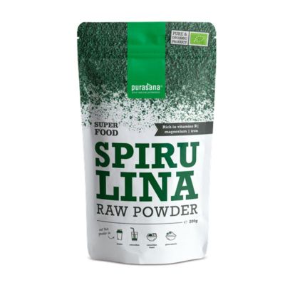 Спирулина на прах БИО х 200 гр PURASANA | Spirulina Powder Organic