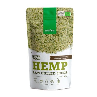 Конопено семе белено БИО х 200 гр PURASANA | Hemp Seeds Hulled