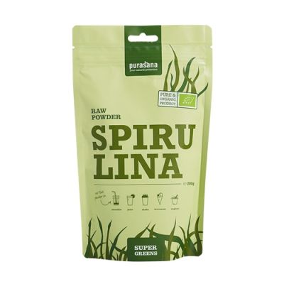 Спирулина на прах БИО х 200 гр PURASANA | Spirulina Powder Organic ( от Хайнан )