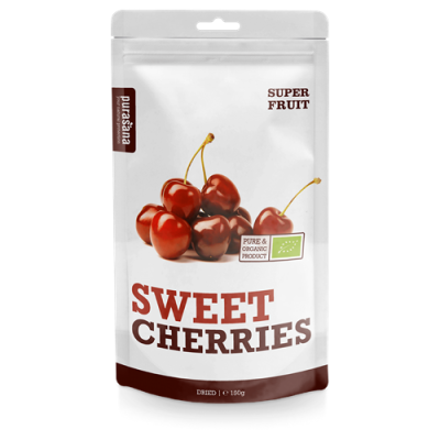 Сладки сушени череши БИО х 150 гр PURASANA | Sweet Cherries Organic