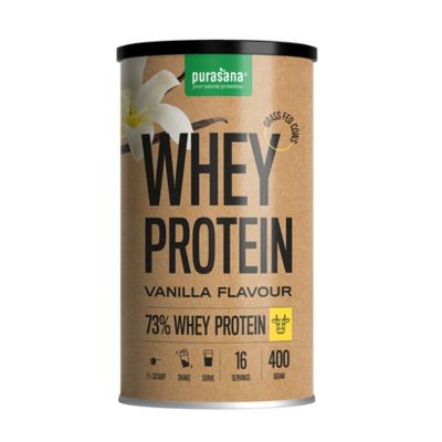 Суроватъчен протеин х 400 гр с вкус на ВАНИЛИЯ PURASANA | Whey Protein
