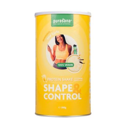 Веган протеинов шейк БИО Shape & Control х 350 гр с вкус на ванилия PURASANA