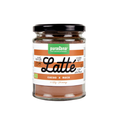 Био микс за лате с какао и мака х 120 гр PURASANA | Latte Organic Mix