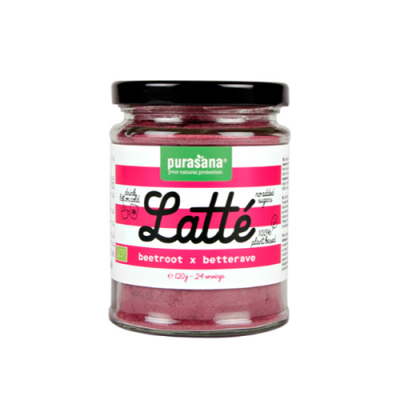 Био микс за лате с червено цвекло х 120 гр PURASANA | Latte Organic Mix