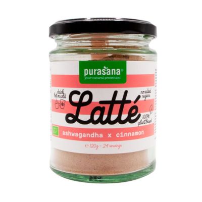 Био микс за лате с ашваганда и канела х 120 гр PURASANA | Latte Organic Mix