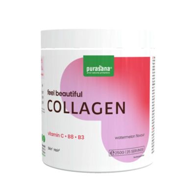 Колаген на прах за КРАСОТА х 200 гр с вкус на диня PURASANA | Beauty Collagen