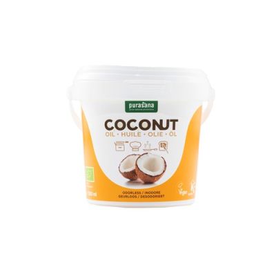 Кокосово масло БИО без аромат х 500 гр PURASANA | Organic Coconut Oil