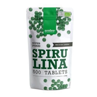 СПИРУЛИНА Био екстракт х 500 таблетки PURASANA | Spirulina Organic