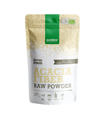 Акациеви фибри на прах БИО х 200 гр PURASANA | Acacia Fibers Organic