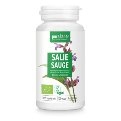САЛВИЯ ( Градински чай ) био екстракт 250 мг х 120 капсули PURASANA | Salvia Organic