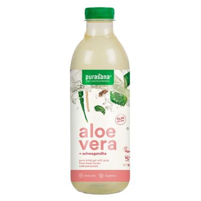 Био напитка с алое вера и ашваганда х 1 литър PURASANA | Aloe Vera Organic Drink