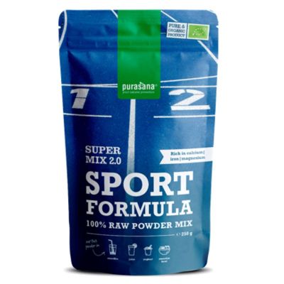 Био микс за ФОРМУЛА ЗА СПОРТИСТИ 2.0 на прах 250 гр PURASANA | Sport & Energy Organic Mix