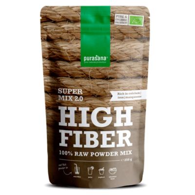 Био микс с ВИСОКО СЪДЪРЖАНИЕ НА ФИБРИ 2.0 на прах 250 гр PURASANA | Multiple Fibre Mix